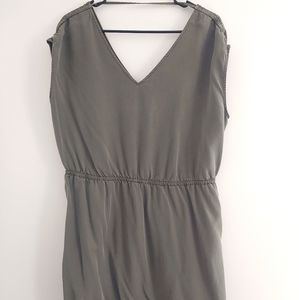 Olive green dress